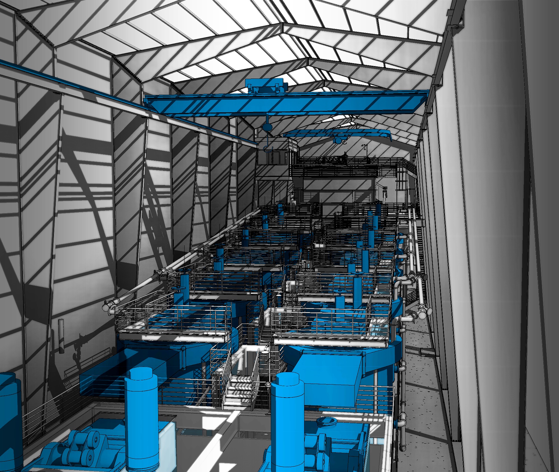 Carbon in Column - CIC - 3D Interior 