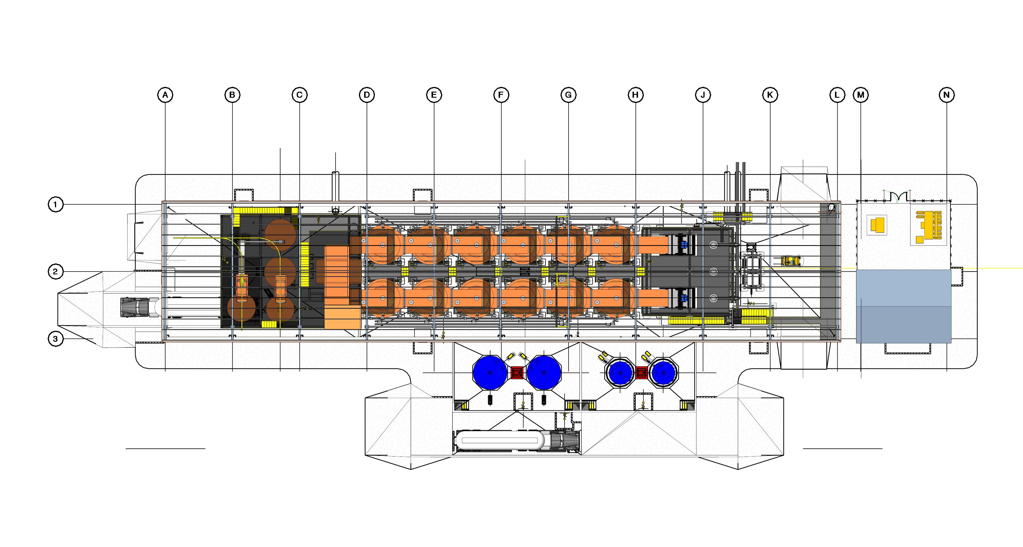 Carbon in Column - CIC  Project (plan view)