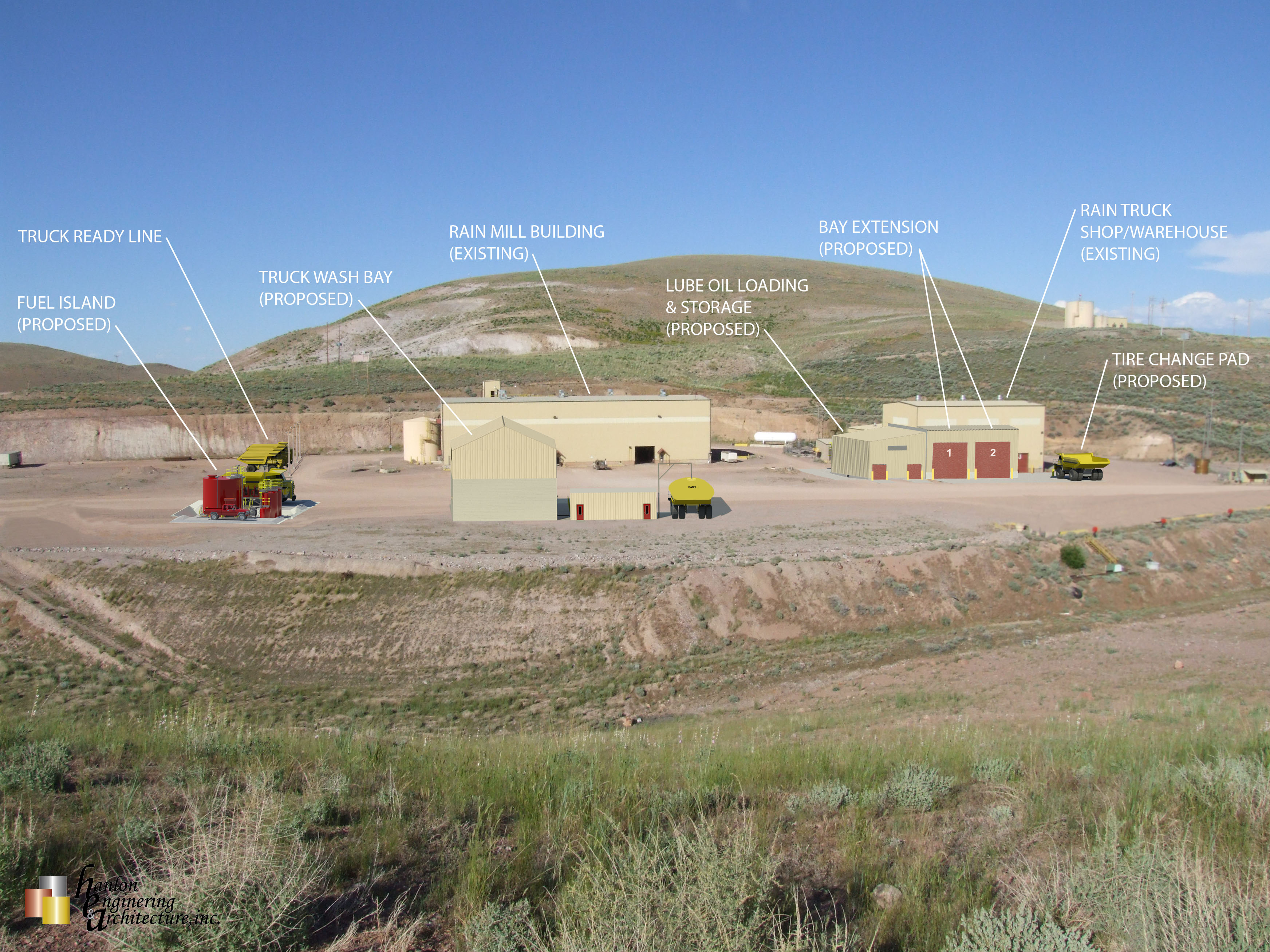 Hanlon Rain Mine Truck Shop Site Preliminary