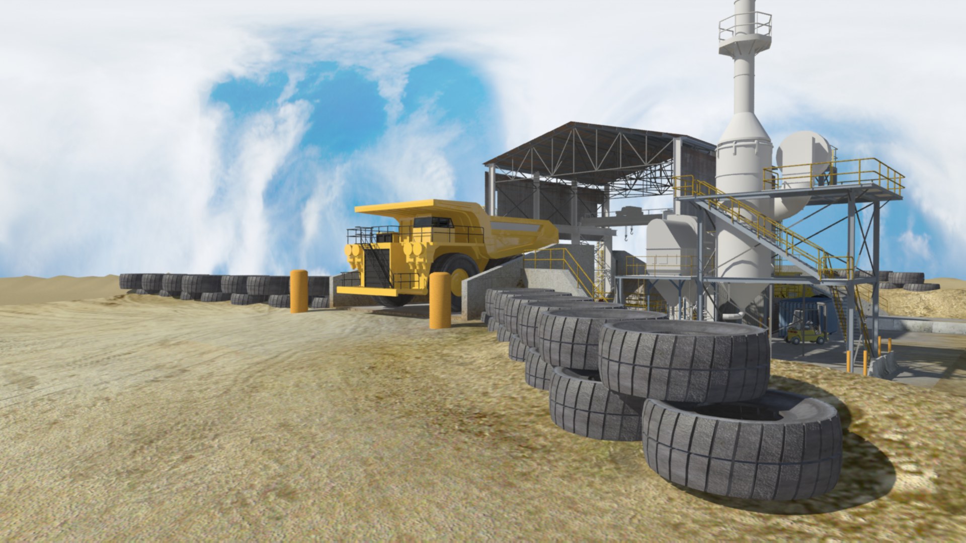 Hanlon Engineering Haul Truck Dump Approach