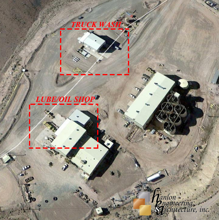 Hanlon Engineering Truck Wash Lube/oil Site